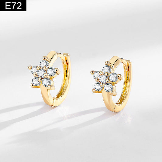 Daisy Huggies Earring - E72
