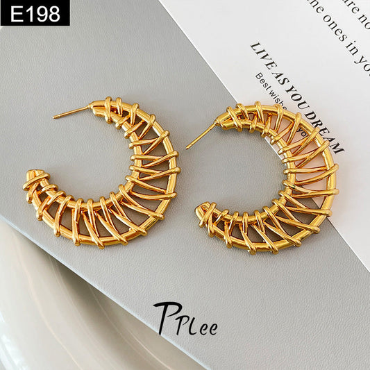 Wire Hoop - E198