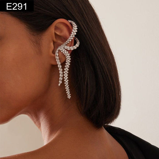 Diamante Statement Earring - E291