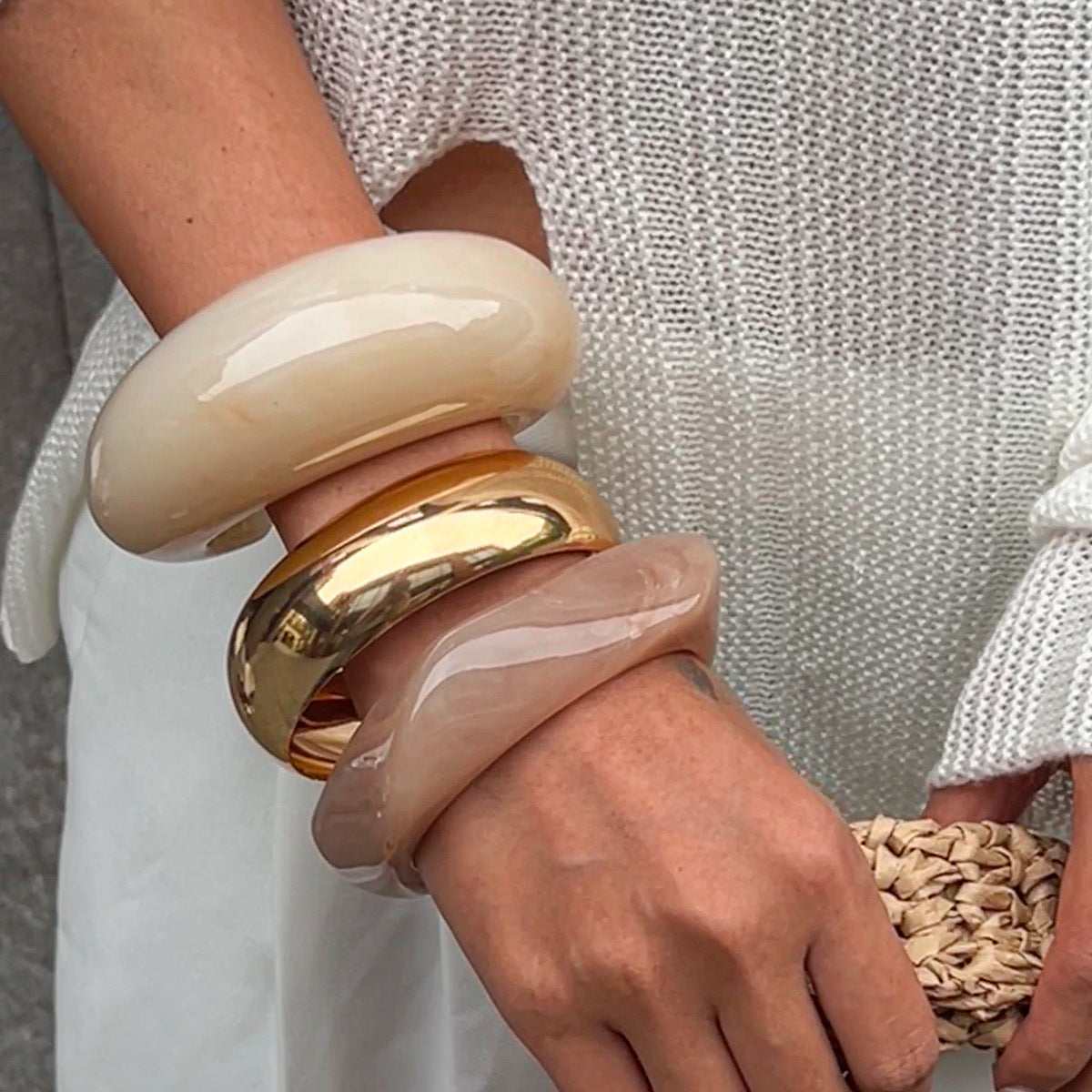Earthly Lustre Bracelet Set