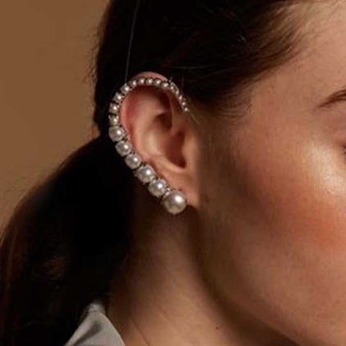 Starlight Pearl Earcuff - E21
