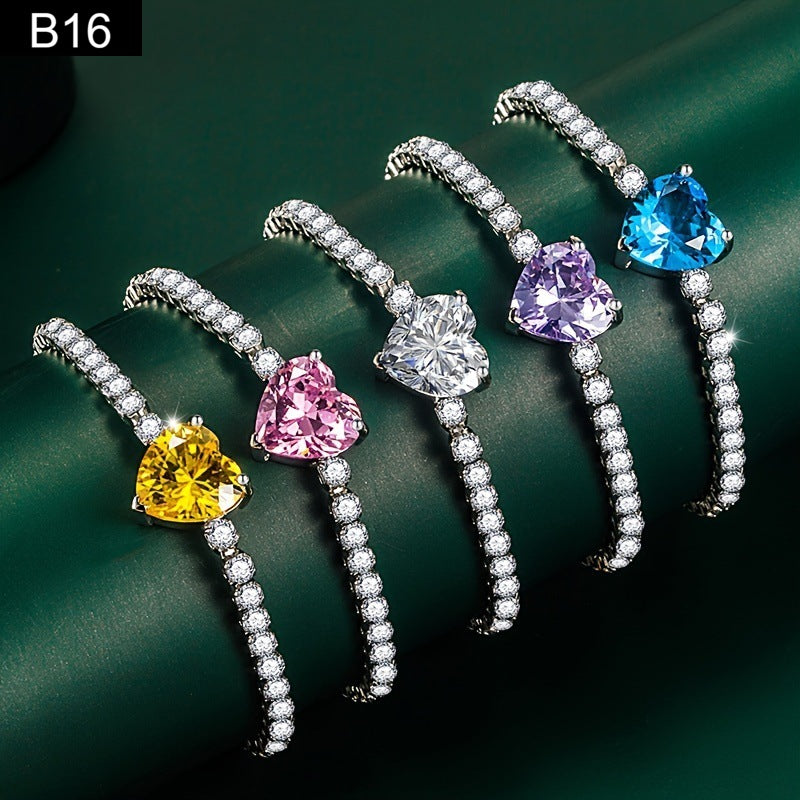 Heart Gem Bracelet - B16