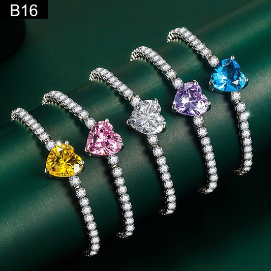 Heart Gem Bracelet - B16