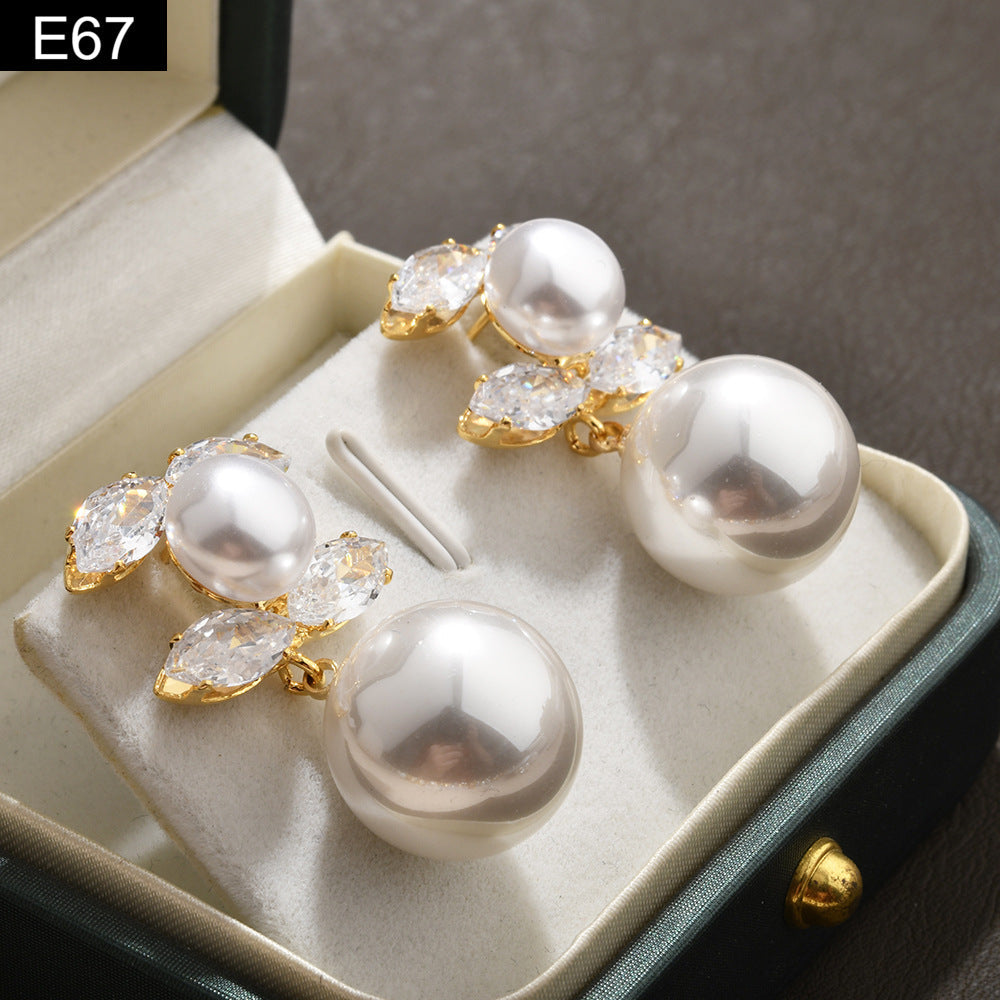 Matinee Pearl Earring - E67