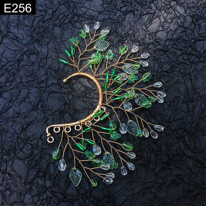Emerald Dryad Earcuff - E256