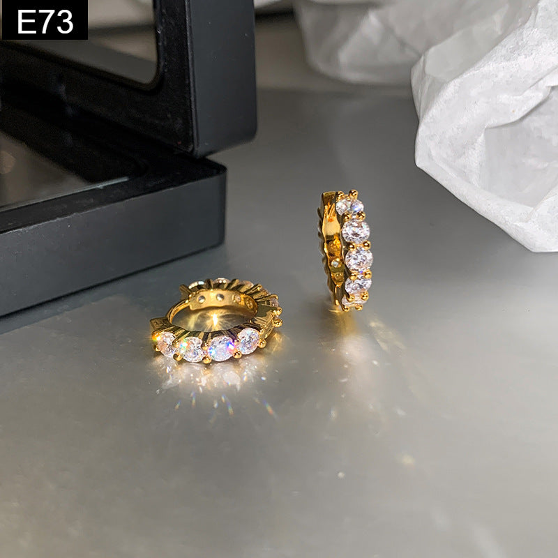 Diamond Huggies Earring - E73