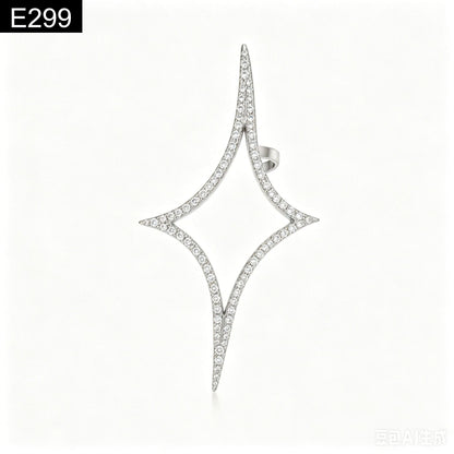 Pointed Prism Earcuff - E299