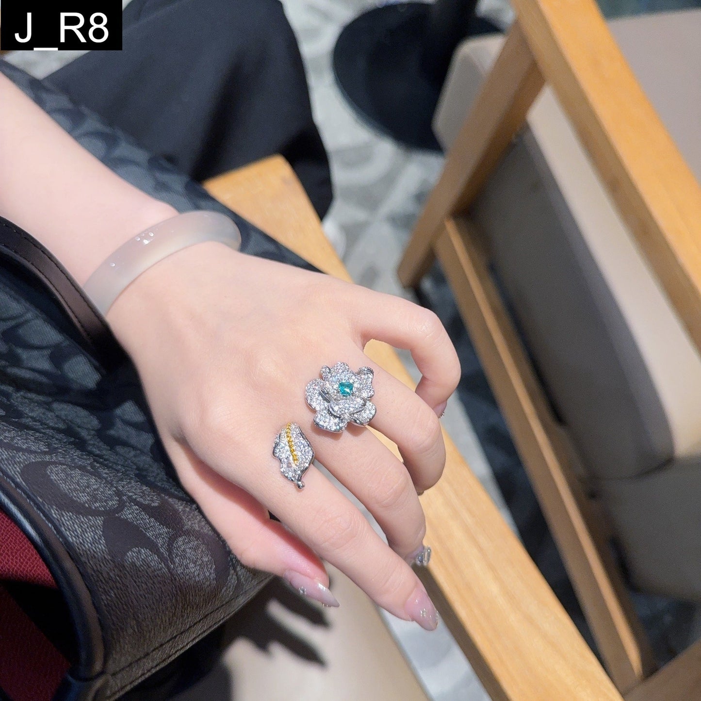 Emerald Lotus Ring - R8