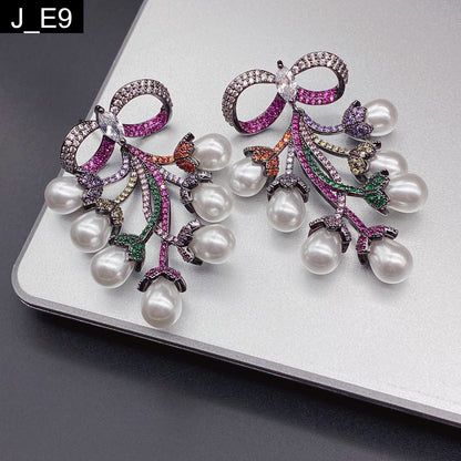 Baroque Bouquet Earring - E9