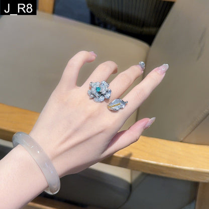 Emerald Lotus Ring - R8