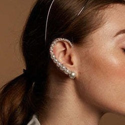 Starlight Pearl Earcuff - E21