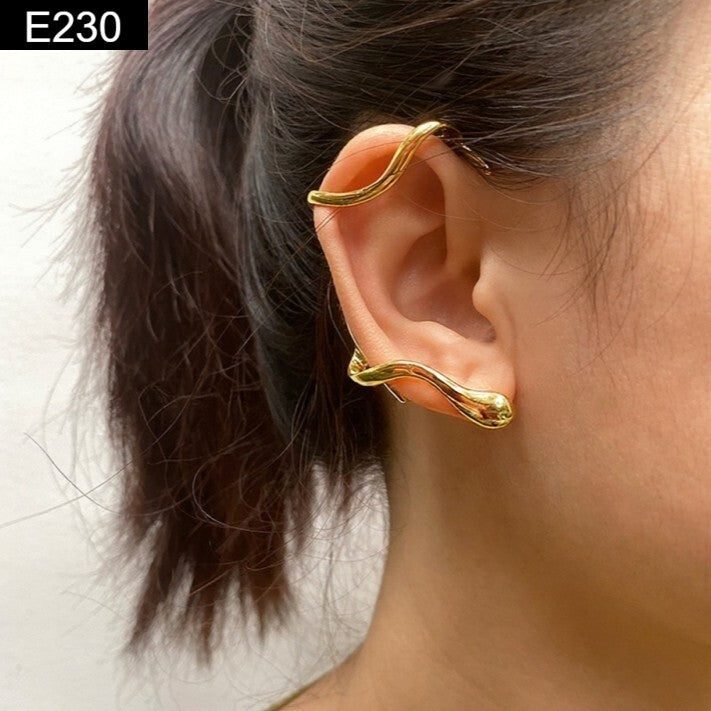 Thalassa Wave Earcuff - E230