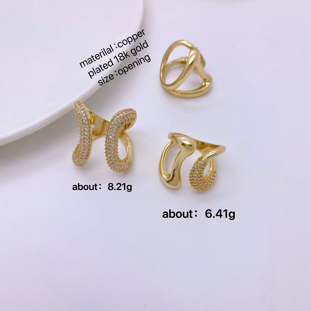 Pave Arc Ring