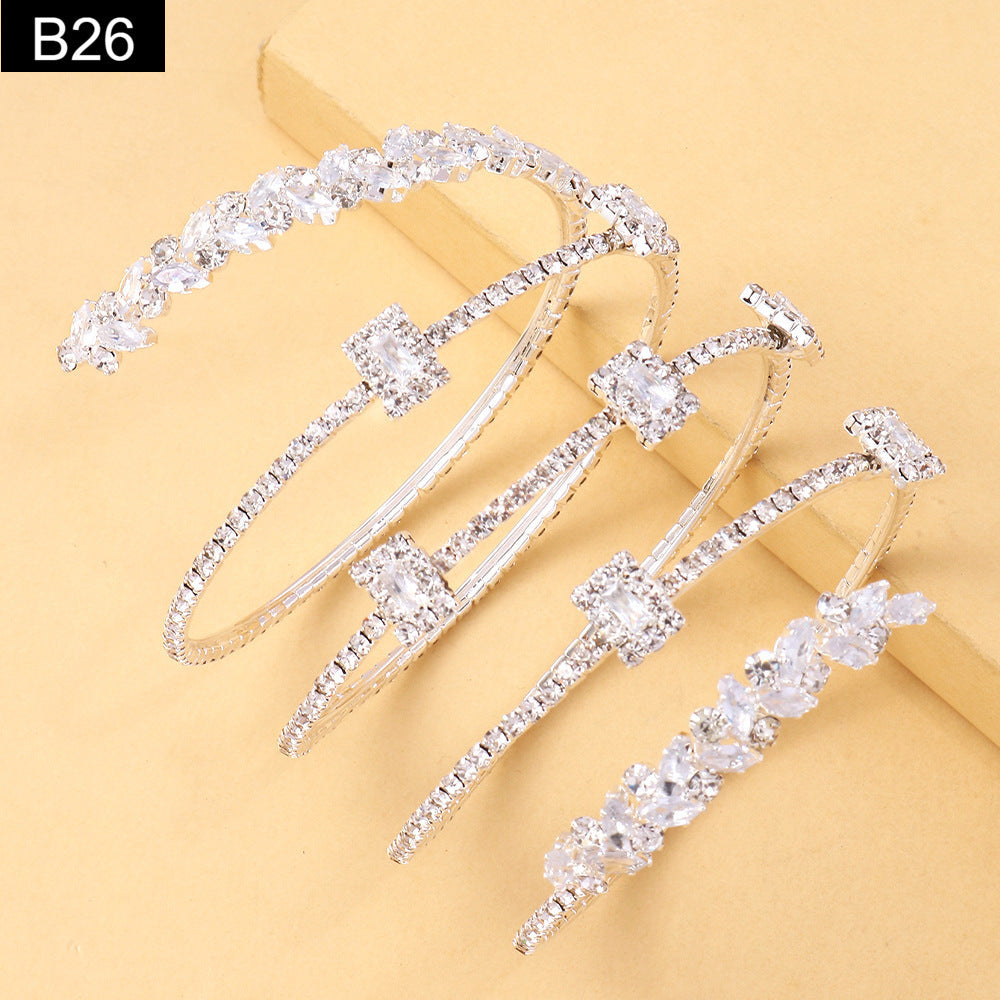 Diamond Spiral Bracelet - B26