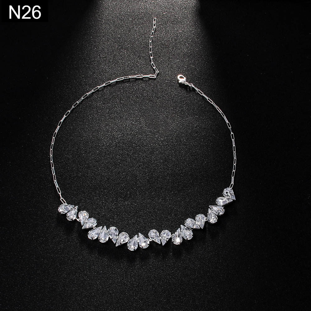 Dewdrop Arc Necklace - N26