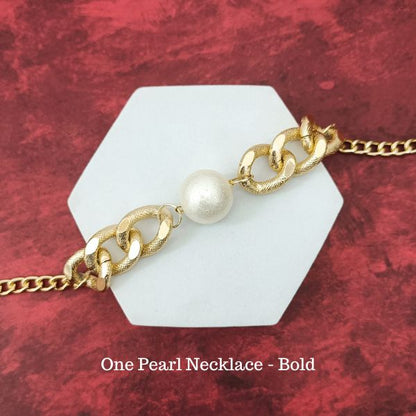One Pearl Choker - Bold