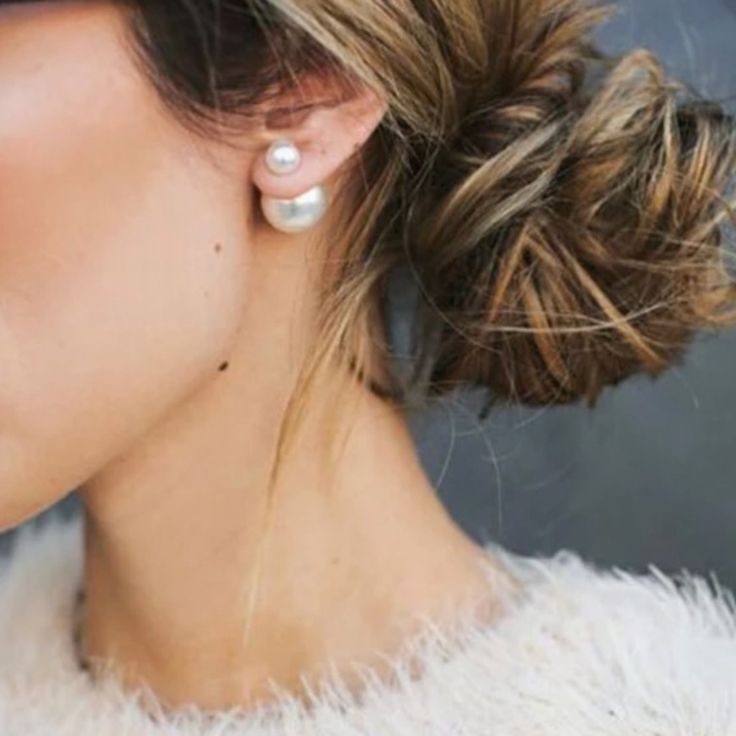Pearl Reversible Stud 16mm