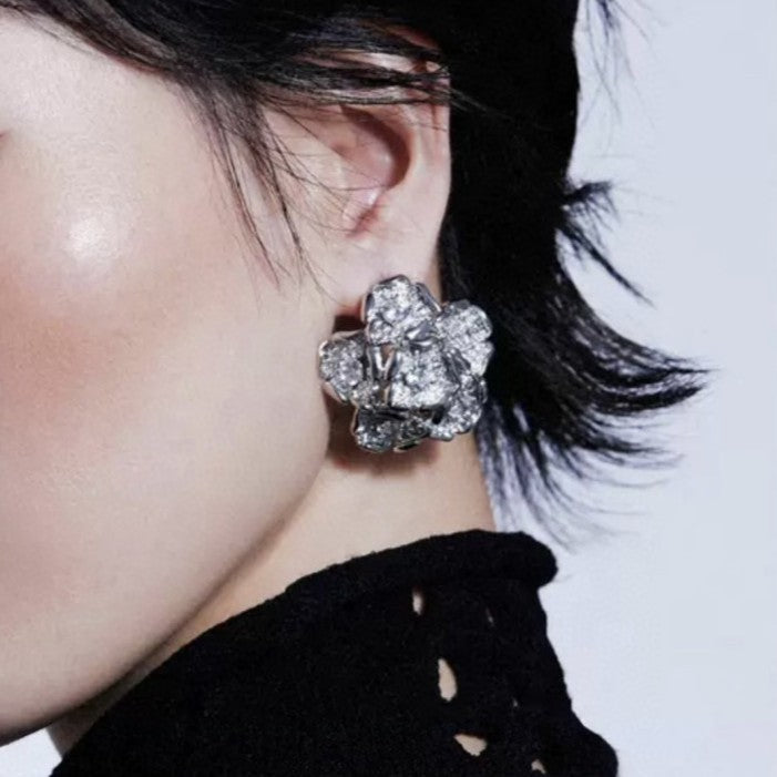 Winter Rose Earring