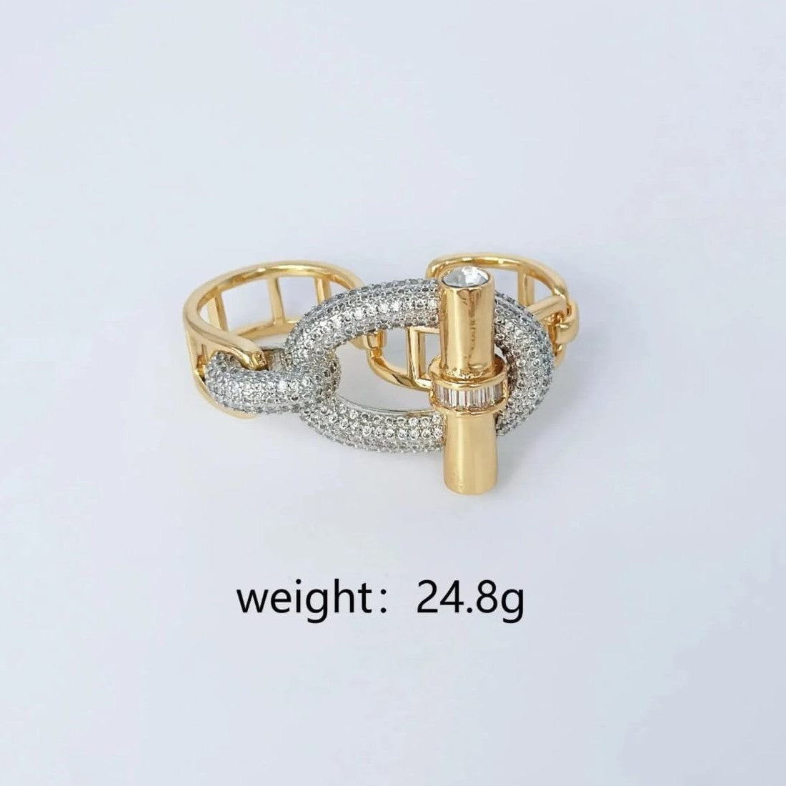 Zirconia Knot Ring