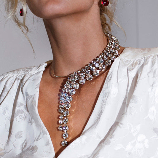 Chandelier Plunge Necklace