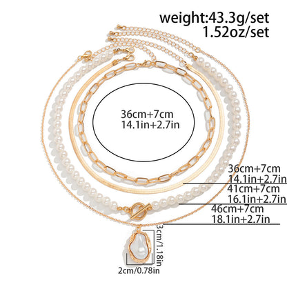 Gilded Oyster Necklace