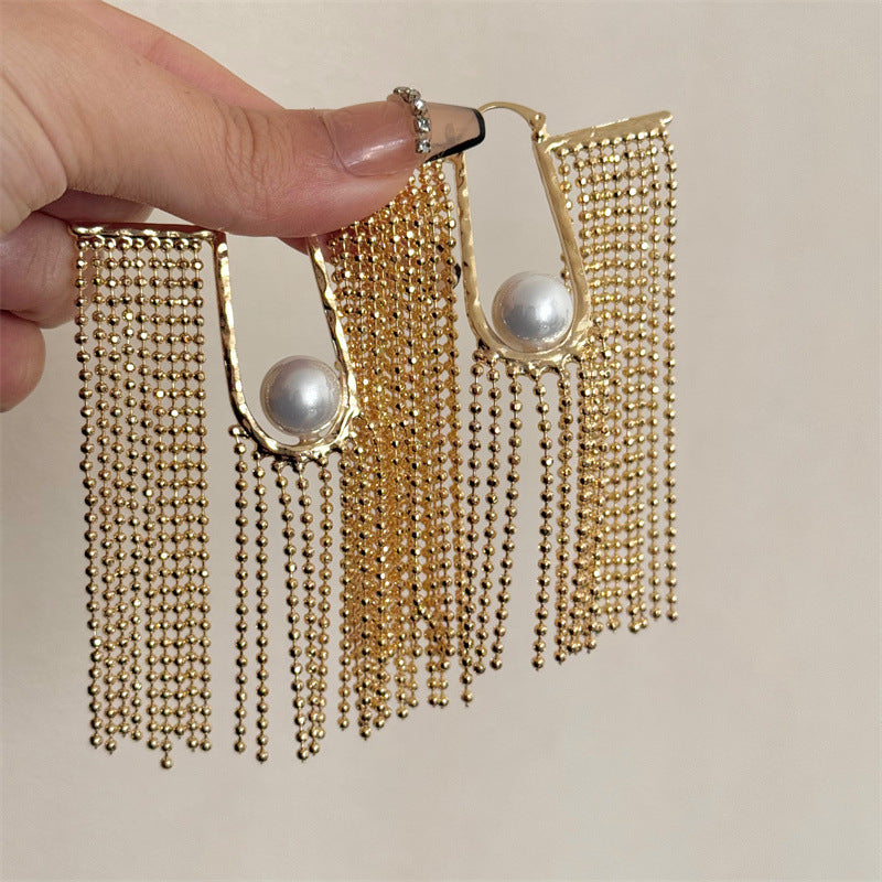Gilded Rain Earring